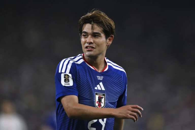 Liverpool lead four-club chase for Japan's World Cup star